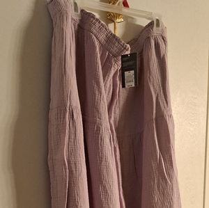 Universal Threads Lavender Splash Maxi Skirt Size 3X